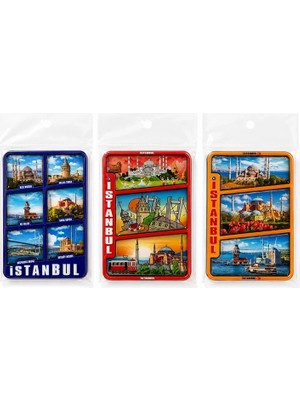Uzman Toptan Istanbul Temalı Ahşap Buzdolapı Süsü Magnet ALK5824