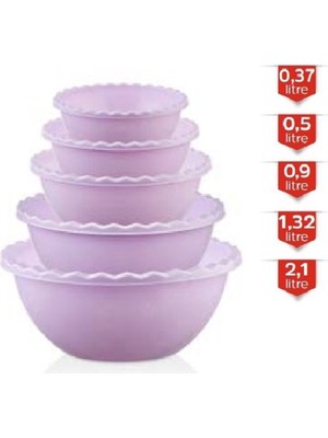 Ematcrt 5’li Tırtıllı Yuvarlak Badya ROYALEKS-MRD809
