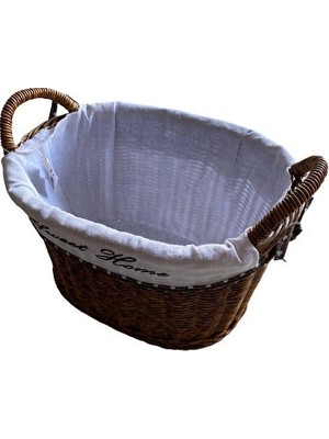 Elarque Sepet Oval Kumaşlı , Orta Boy, Şık ve Kullanışlı Tasarım