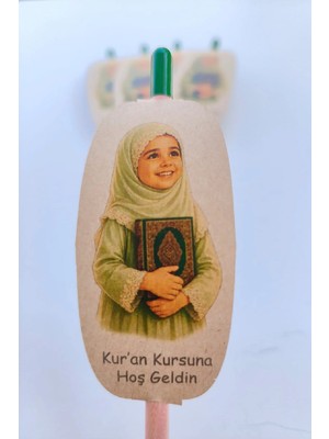 Wi Fro 35 Adet Kişiye Özel Kur'an Kursu Hatırası Hediyelik Tohumlu Kalem