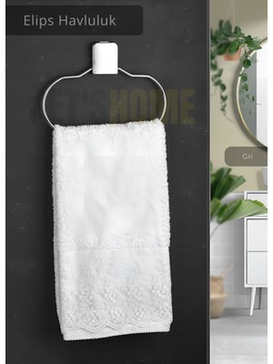 Jet's Home Elips Havluluk Paslanmaz Çelik Banyo Havluluk Düzenleyici Krom