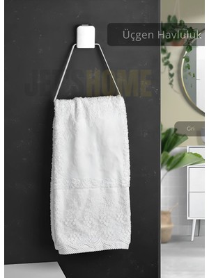 Jet's Home Üçgen Havluluk Paslanmaz Çelik Banyo Havluluk Düzenleyici Krom