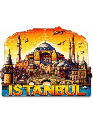 Uzman Toptan Istanbul Temalı Silikon Buzdolapı Süsü Magnet ALK5378