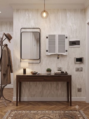 AA Ahşap Elektrik Pano Düzenleyici Duvar Düzenleyici Ahşap Dekoratif Beyaz Kutu Anahtarlık