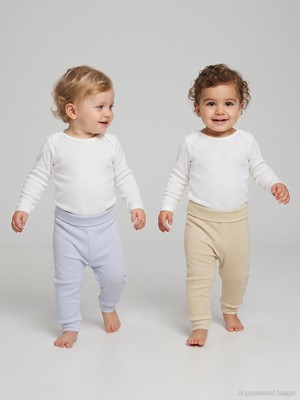 Mini Damla Minidamla Patiksiz Basic 2'li Set 3-12 Ay Tek Alt Bebe - Mavi