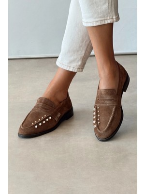 Nope21 Prag Toprak Hakiki Deri Loafer