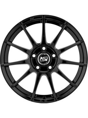 MSW-85 CANT 4X100 17X7 ET37 63.4 GLOSS BLACK JANT DESIGNED BY O.Z. (4 ADET)