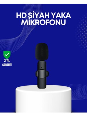 Skygo Lightning Girişli 2’li Kablosuz Yaka Mikrofonu Çift Kişilik Kayıt