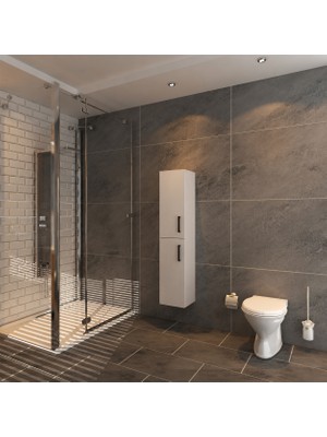 T Designo Peri Asma Banyo Dolabı