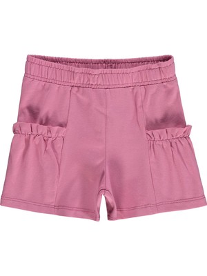 Civil Girls Torba Cep Detaylı 2-5 Yaş Şort - Pembe
