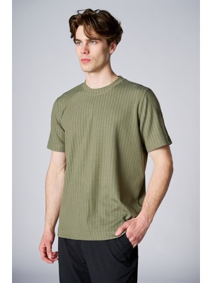 Twister Ets 2362 Kendinden Dokulu Örme Erkek T-Shirt