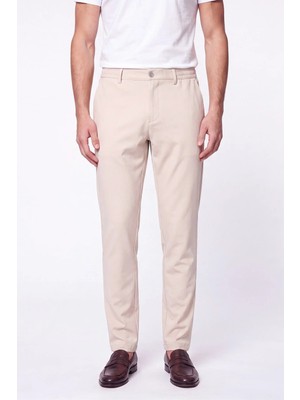 Efor Erkek Comfort Fit Beli Lastikli Esnek Pamuk Bej Jogger Pantolon P 1222