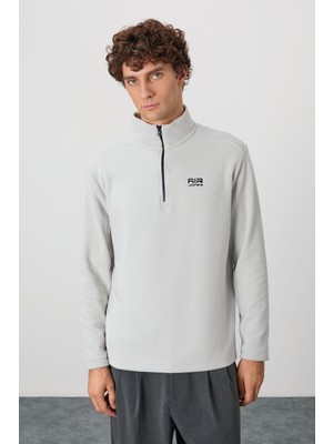 Air Jones River Taş Dik Yaka Erkek Polar Sweatshirt - 88310