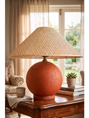HMY Design Handmade Wabi Sabi Kardon Beton Abajur - Terareno