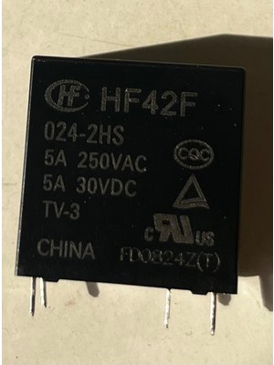 Universal HF42F-024-2HS 2 Form A 5A 30V Dc 6 Pin Kombi Rölesi