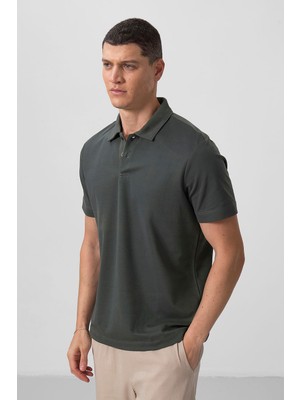 Tommy Life Çağla Standart Kalıp Basic Polo Yaka Erkek T-Shirt - 87768