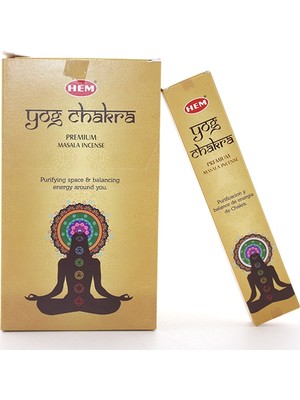 Jupiter Hem Yog Chakra Masala Aromalı Çubuk Tütsü 15 gr