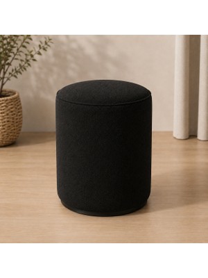 Homefy Yuvarlak Silindir Puf 35X45 cm – Çok Amaçlı Dekoratif Oturma ve Ayak Pufu