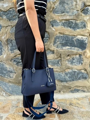 Just Polo Kadın Yeni Sezon Yumuşak Deri Ayarlanabilir Askılı Şık El ve Omuz Çantası Shoulder Bag
