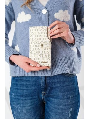 Just Polo Kadın 20 Kart Bölmeli Fermuarlı ve Kapaklı Cüzdan Shopper