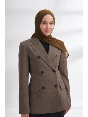 Armanda Müslin Biyeli Şal  ASM3352-1043 Yosun