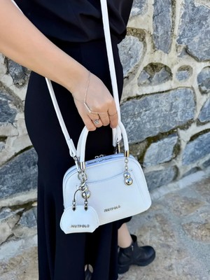Just Polo Kadın Yeni Sezon Mini Cüzdan Aksesuarlı Askılı Şık El ve Omuz Çantası Ebat : En 19 Boy 14 cm