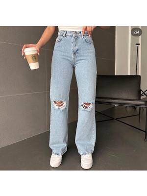 Aida Fashion Diz Lazer Wide Leg Jeans