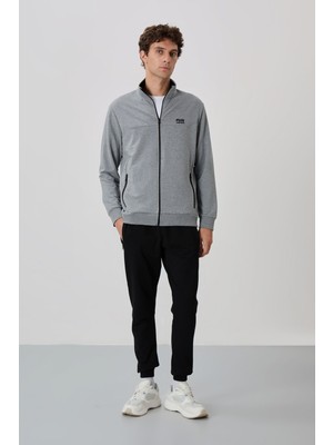 Air Jones Anton Gri Melanj - Siyah Jogger Eşofman Takım - 85178