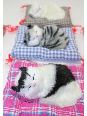 Epilons Yastıkta Uyuyan Kedi Sesli ALK25