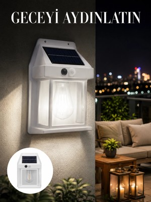 Epilons 1800 Mah Pilli Solar Duvar Aydınlatma Yeni Nesil