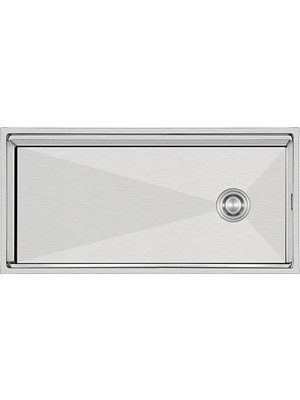 Crauf Evye Vertice | 98CM - Platinum Satin (Inox)
