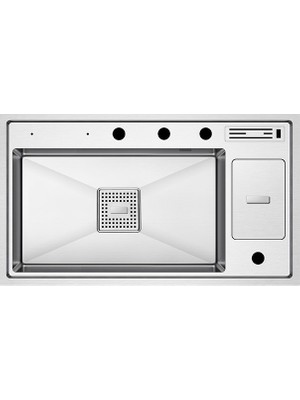 Crauf Evye Lusso Grand | 86CM - Platinum Satin (Inox)