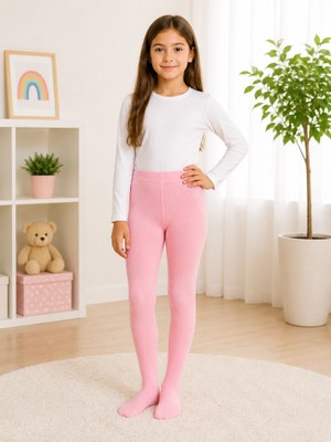 Stsahra  Kız Çocuk Pembe Külotlu Çorap