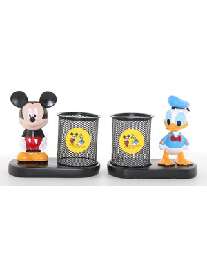Koreli Polyester Mickey Mouse ve Dufy Duck Kalemlik ALK2877