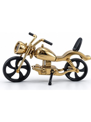Koreli Pirinç Motosiklet Maketi Dekoratif Motor Modeli 3203