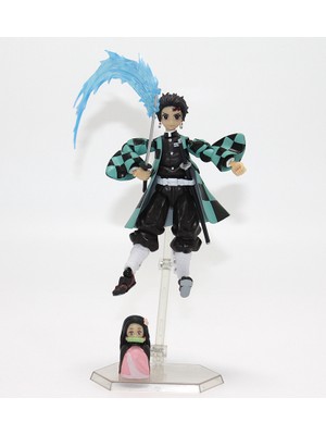 Koreli Anime Demon Slayer Tanjiro Figürü 14 cm ALK5311