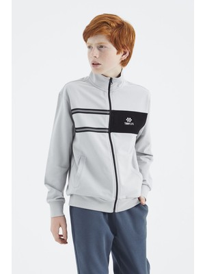 Tommy Life Taş Dik Yaka Erkek Çocuk Sweatshirt - 11183