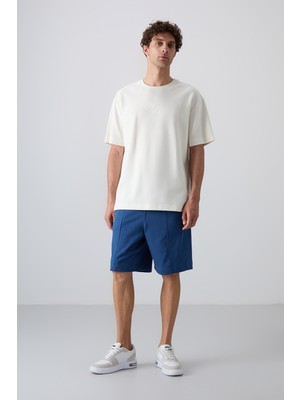 Tommy Life Parlament Pamuklu Kalın Yumuşak Dokulu Comfort Fit Basic Erkek Şort - 81261