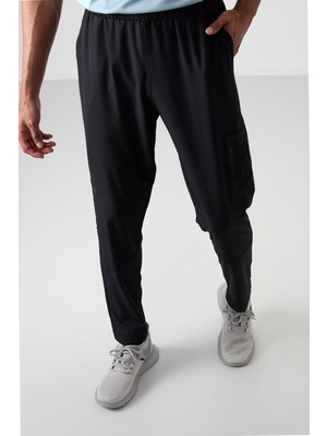 Tommy Life Siyah İnce Yumuşak Comfort Fit Erkek Eşofman Alt - 82120