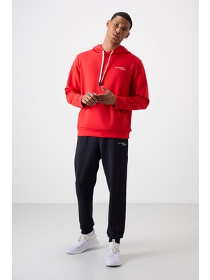 Air Jones Fiesta - Lacivert Pamuklu Kalın Yumuşak Dokulu Comfort Fit Nakışlı Erkek Eşofman Takım - 85255