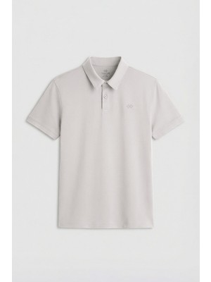 Tommy Life Taş Standart Kalıp Basic Polo Yaka Erkek T-Shirt - 87748