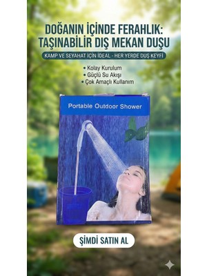 Ulu Pazarlama Taşınabilir Şarjlı Seyyar Duş Seti ( Pompa - Hortum - Duş Başlığı )