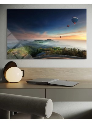 Baskı Perisi Manzara Cam Tablo 276