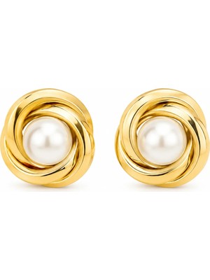 Nuva Atelier Pearle Gold Küpe