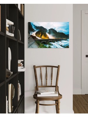 Baskı Perisi Manzara Cam Tablo 284
