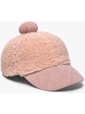 Koton Peluş Cap Şapka Ponpon Detaylı