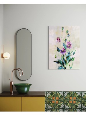 Baskı Perisi Modern Sanat Cam Tablo 608
