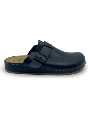 Fly Soft Incim Anatomik Ortopedik Hemşire Doktor Aşçı Terliiği Siyah Sabo Unisex Terlik Flysoft S182.060