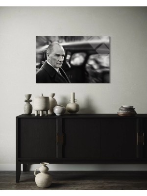 Baskı Perisi Atatürk Cam Tablo 129