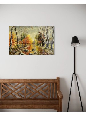 Baskı Perisi Modern Sanat Cam Tablo 622